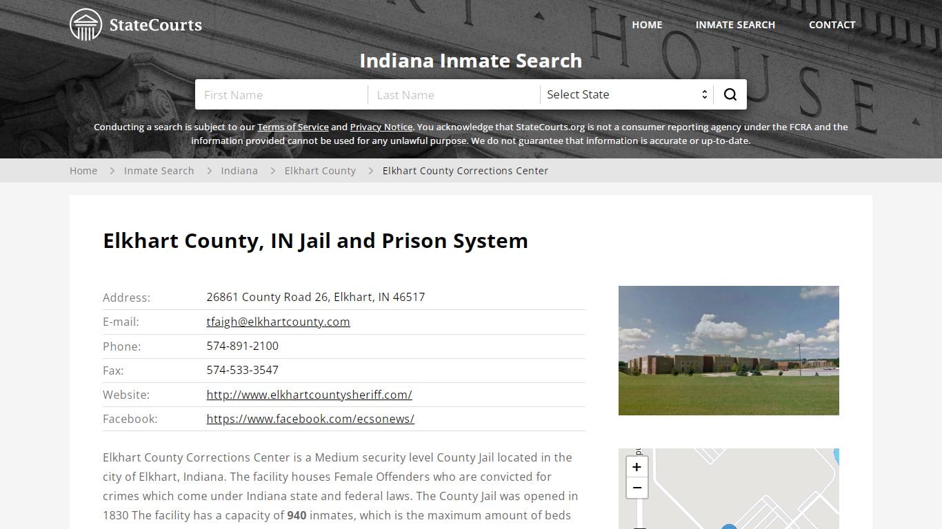 Elkhart County Corrections Center Inmate Records Search ...